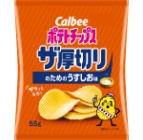 55ｇポテトチップスザ厚切りのためのうすしお味