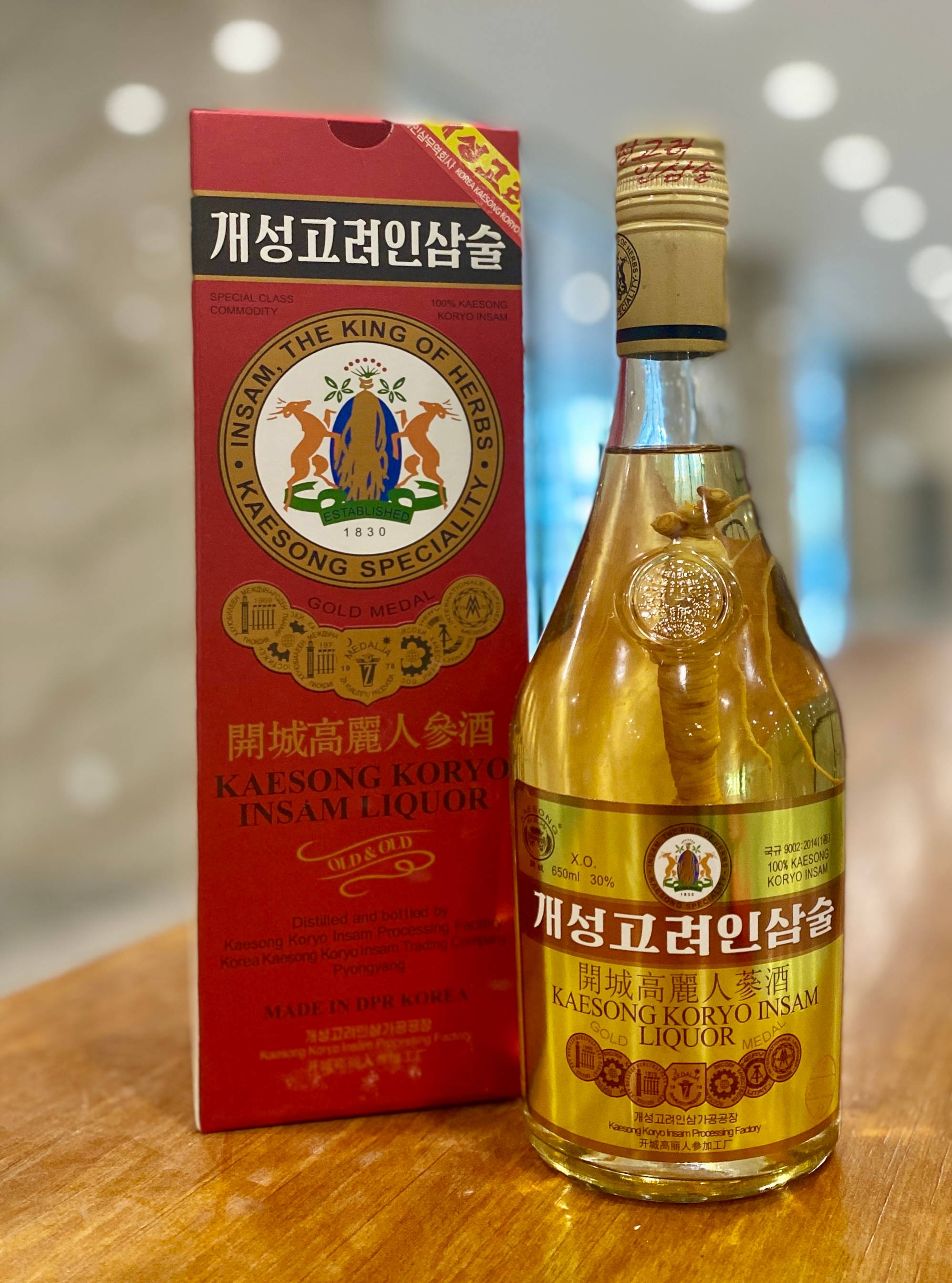开城高丽人参酒30% - 探索朝鲜，开启朝鲜进出口跨境电子贸易平台