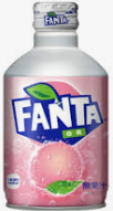 　可口可乐白桃味碳酸饮料300ml